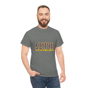 Omega Psi Phi Unisex Heavy Cotton Tee