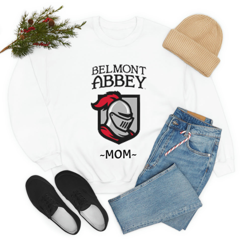 Belmont Abbey Mom Unisex Heavy Blend™ Crewneck Sweatshirt