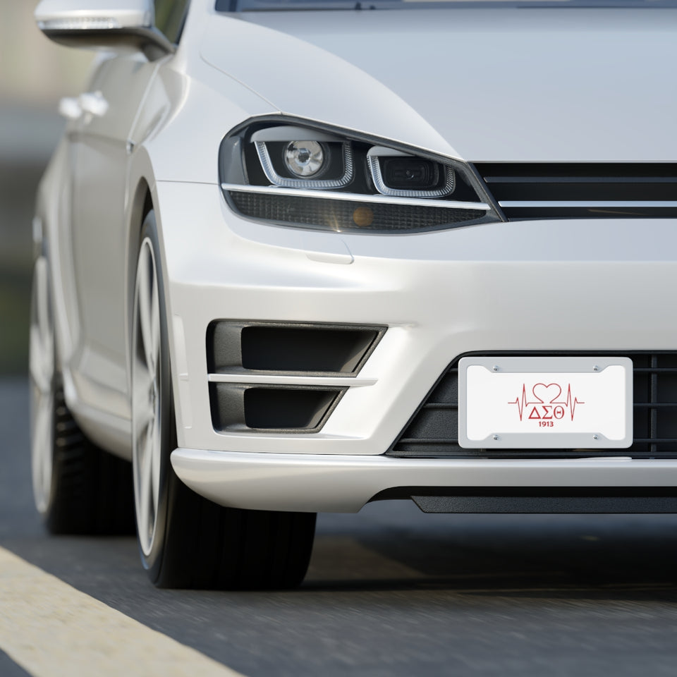 Delta Heartbeat License Plate