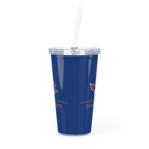 Providence Day Plastic Tumbler with Straw