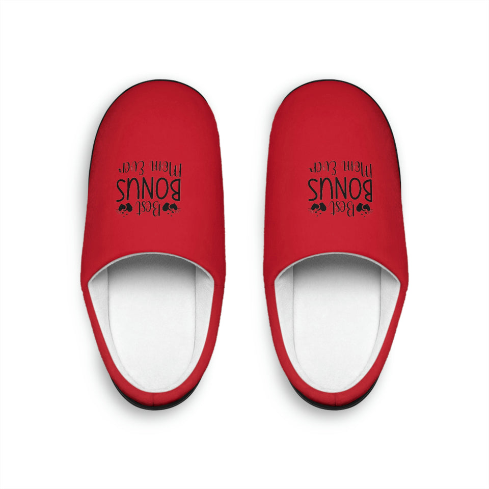 Best Bonus Mom Ever Women's Indoor Slippers