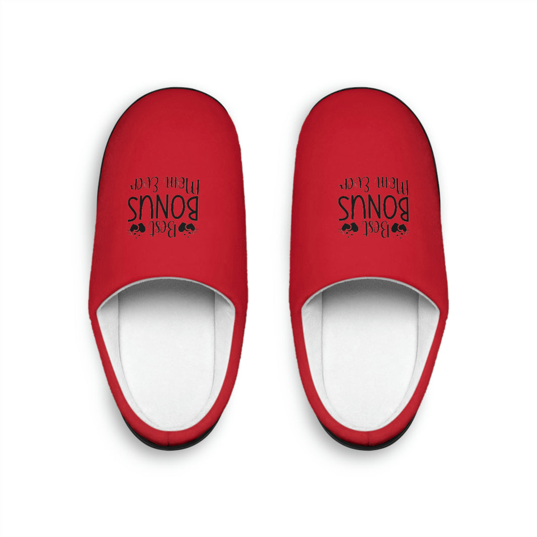 Best Bonus Mom Ever Women's Indoor Slippers