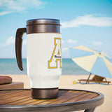 Appalachian State Stainless Steel Travel Mug with Handle, 14oz