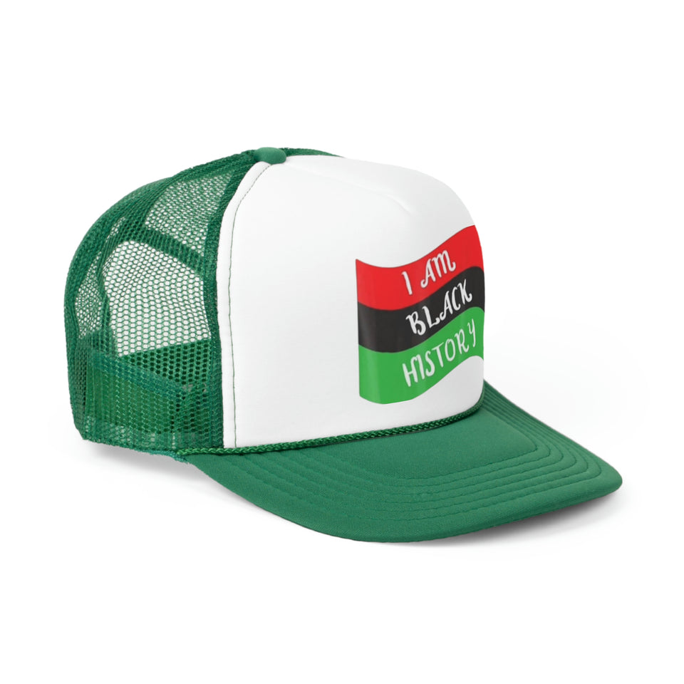 I Am Black History Trucker Caps
