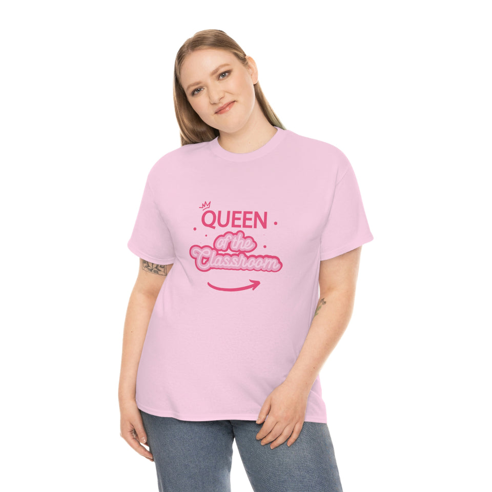 Queen of The Classroom Cotton Tee