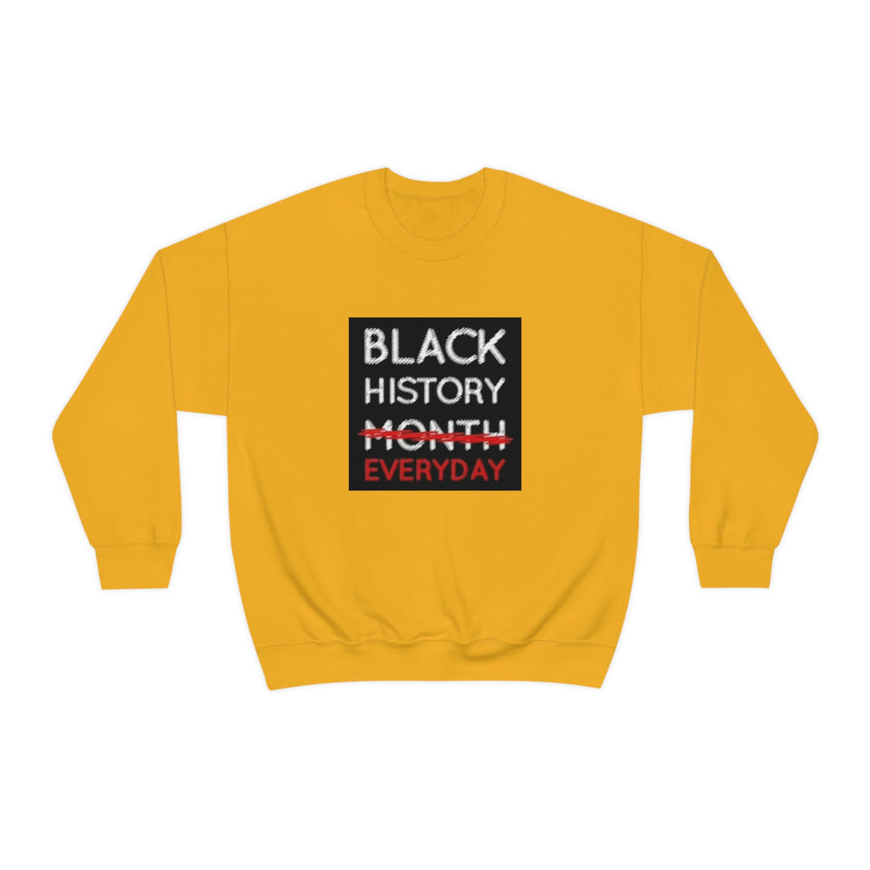 Black History Everyday Unisex Heavy Blend™ Crewneck Sweatshirt