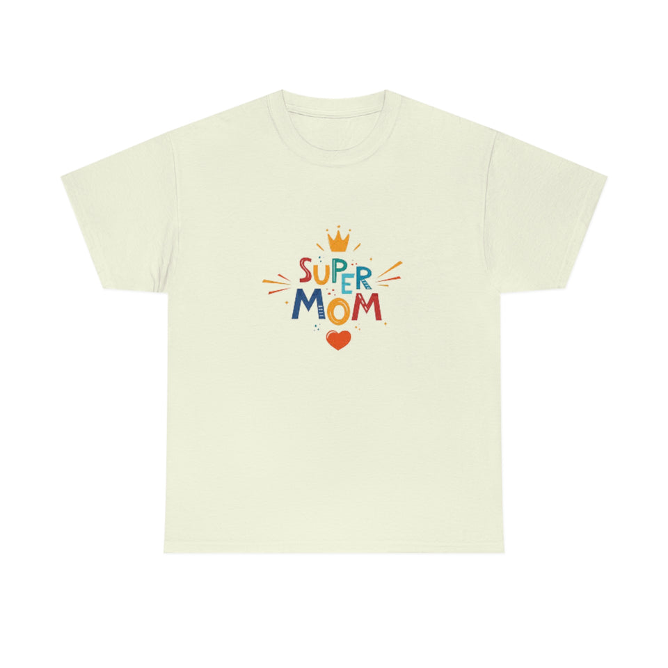 Super Mom Unisex Heavy Cotton Tee