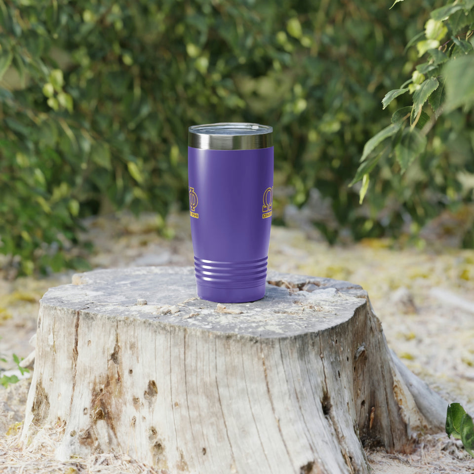 Omega Psi Phi Ringneck Tumbler, 20oz