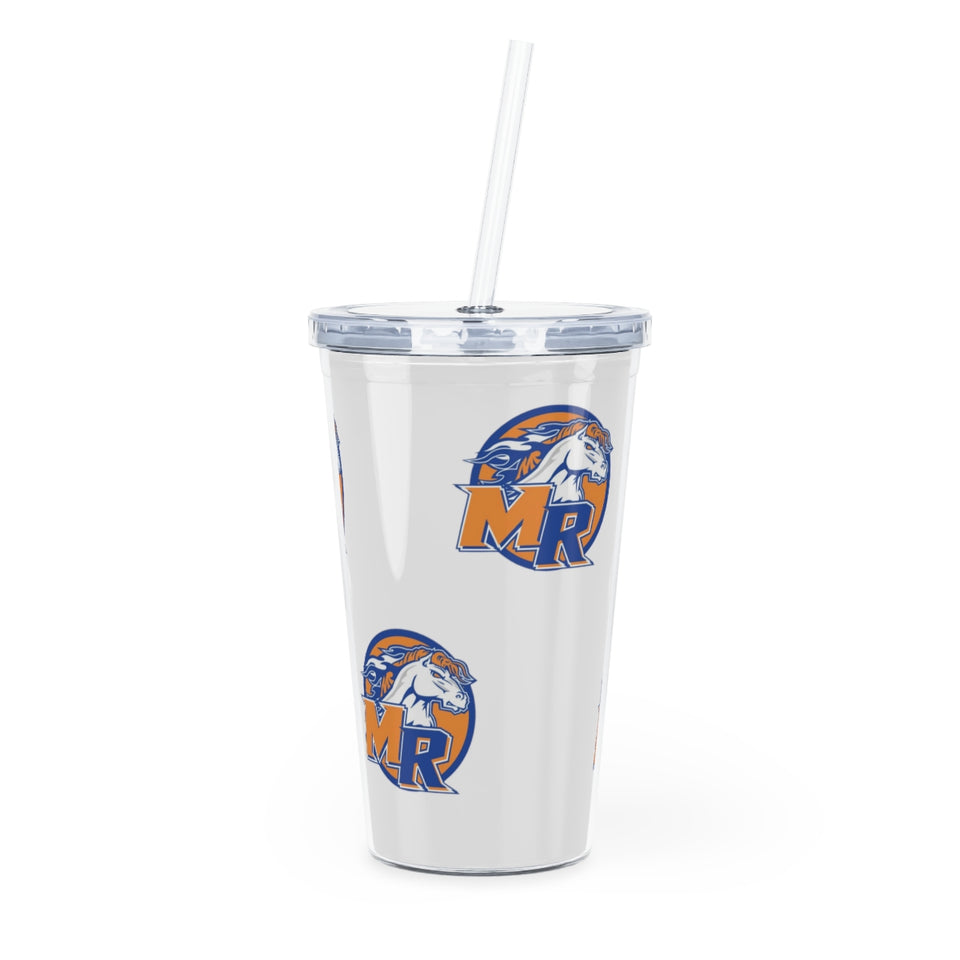 Marvin Ridge HS Plastic Tumbler with Straw