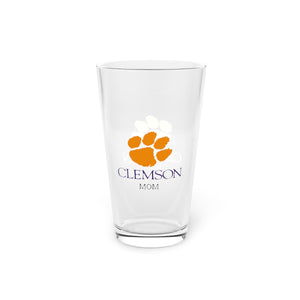Clemson University Mom Pint Glass, 16oz