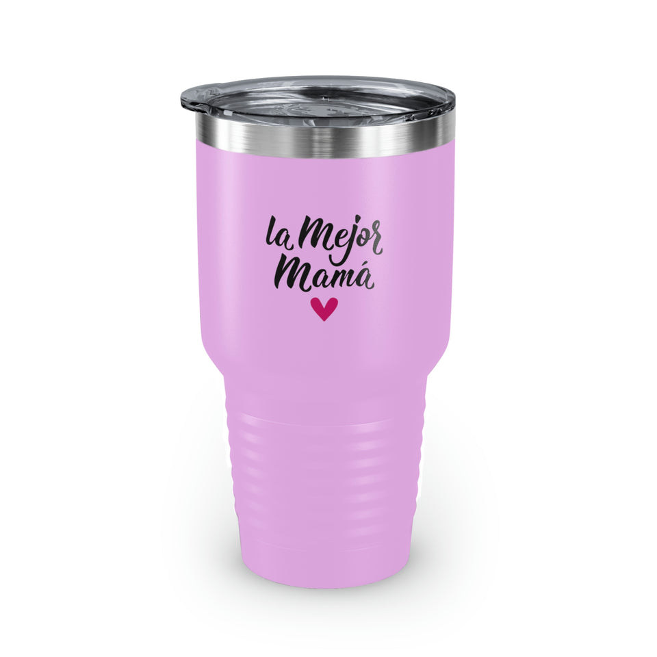 The Best Mom Ringneck Tumbler, 30oz