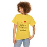 I Love Being a 5th Grade Teacher Cotton Tee