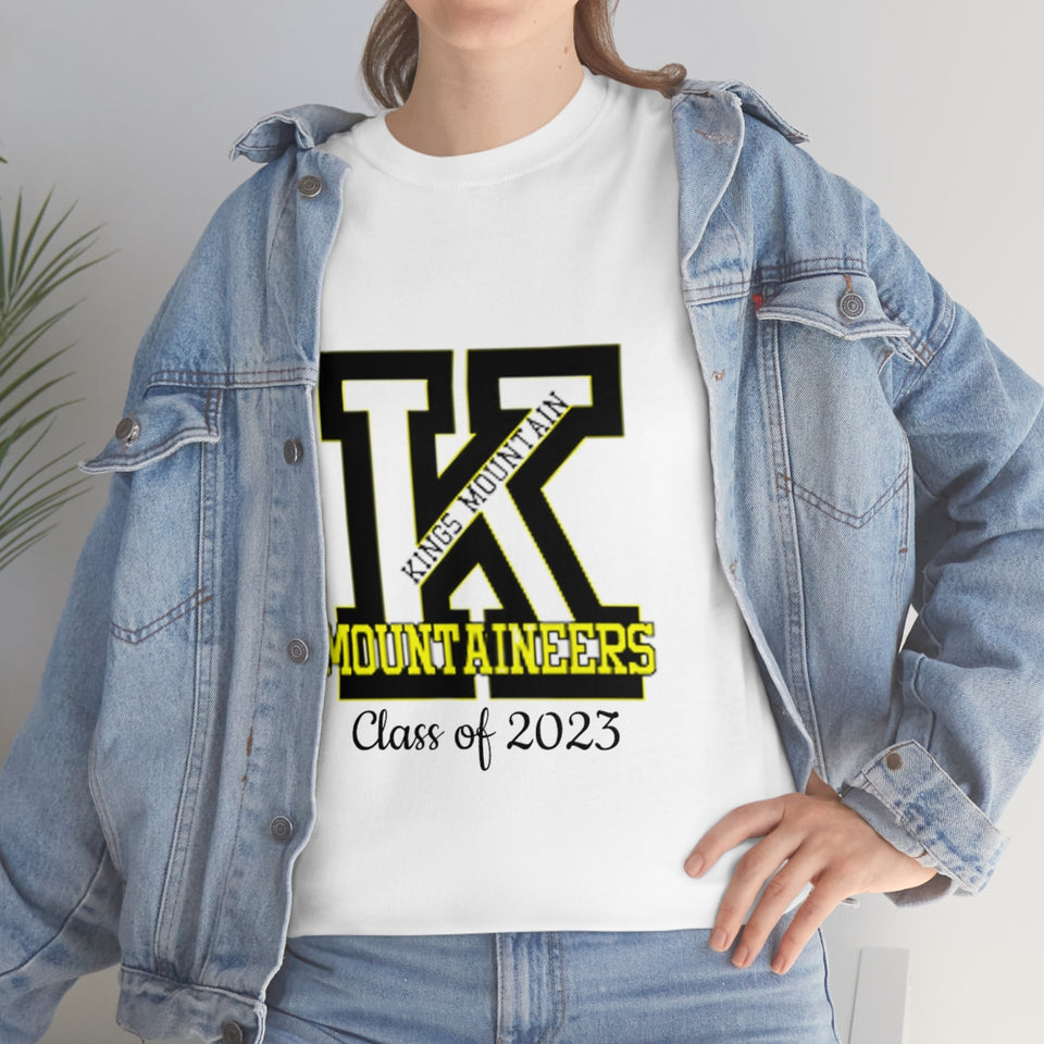 Kings Mountain High School Class of 2023 Unisex Heavy Cotton Tee