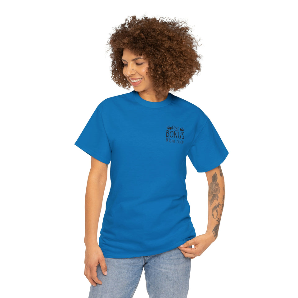 Best Bonus Mom Ever Unisex Heavy Cotton Tee