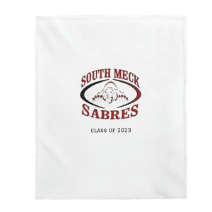 South Meck HS Class of 2023 Velveteen Plush Blanket