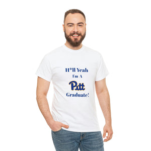 H*ll Yeah! University of Pittsburgh Unisex Heavy Cotton Tee