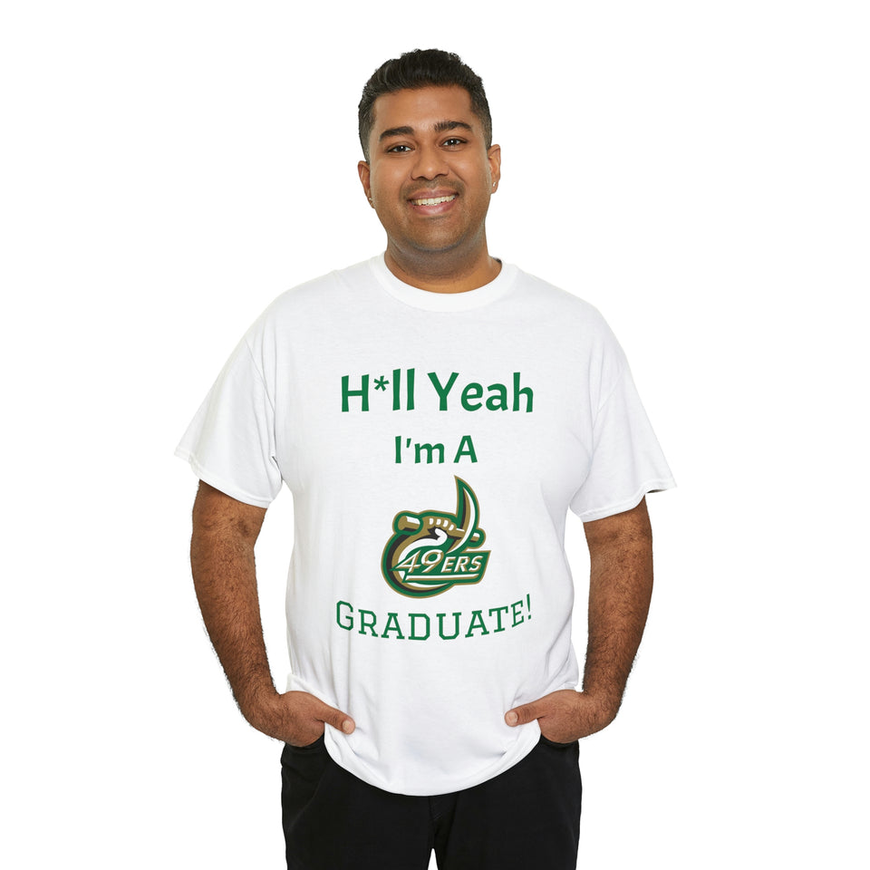 H*ll Yeah! UNC Charlotte Senior Unisex Heavy Cotton Tee