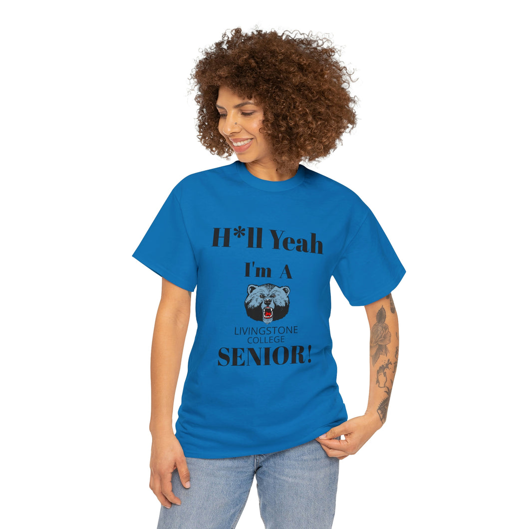 H*ll Yeah! Livingstone Blue Bears Senior Unisex Heavy Cotton Tee