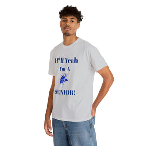 H*ll Yeah! Elizabeth City State Vikings Senior Unisex Heavy Cotton Tee