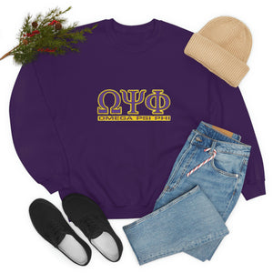 Omega Psi Phi Unisex Heavy Blend™ Crewneck Sweatshirt