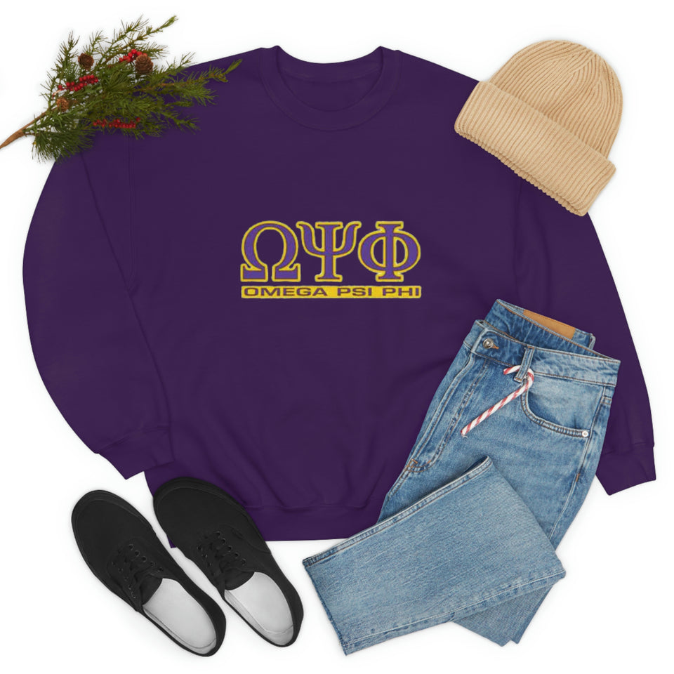 Omega Psi Phi Unisex Heavy Blend™ Crewneck Sweatshirt