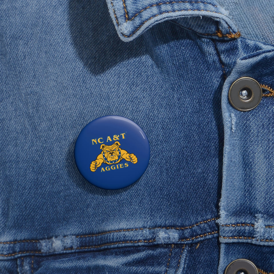 NC A&T Custom Pin Buttons
