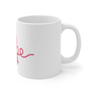 Breast Cancer Awareness HOPE Ceramic Mug 11oz