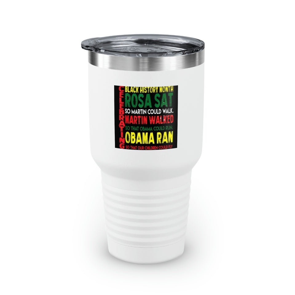 Celebrating Black History Month Ringneck Tumbler, 30oz