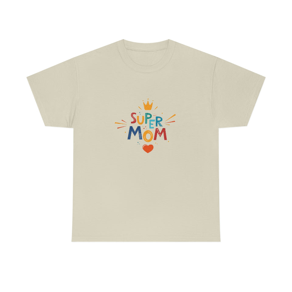 Super Mom Unisex Heavy Cotton Tee
