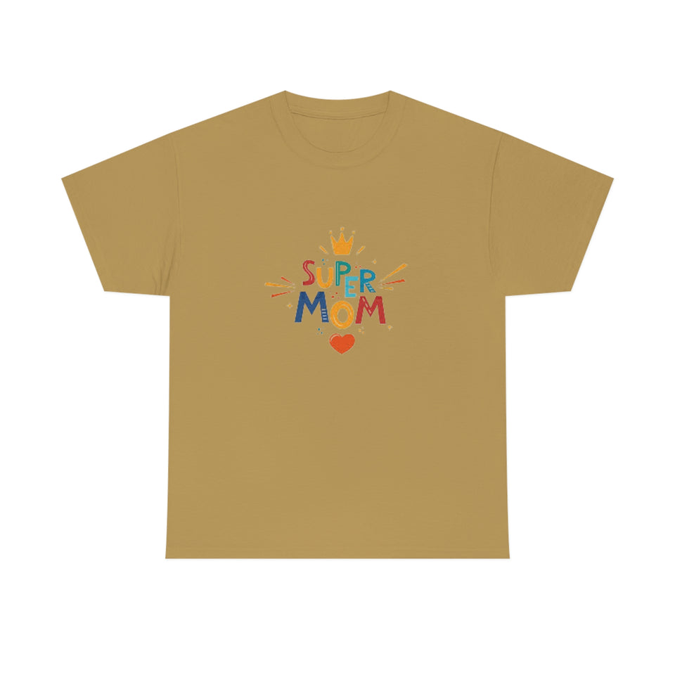 Super Mom Unisex Heavy Cotton Tee