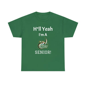H*ll Yeah! UNC Charlotte Senior Unisex Heavy Cotton Tee