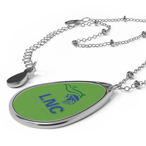 Lake Norman Charter Oval Necklace