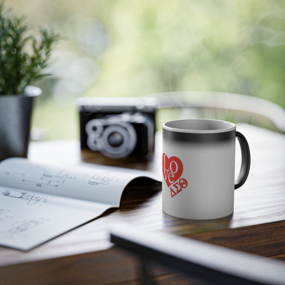 Delta Sigma Theta Sorority Magic Mug, 11oz