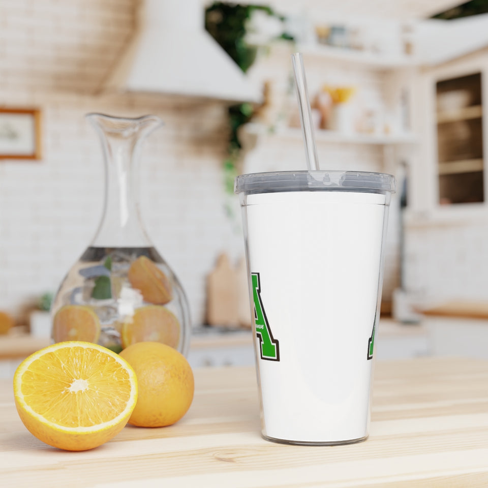 Ashbrook Plastic Tumbler with Straw