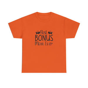 Best Bonus Mom Ever Unisex Heavy Cotton Tee