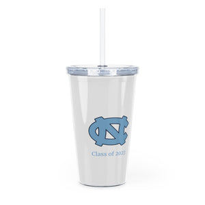 UNC Class of 2023 Plastic Tumbler with Straw