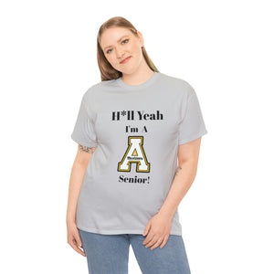 H*ll Yeah! App State Senior Unisex Heavy Cotton Tee