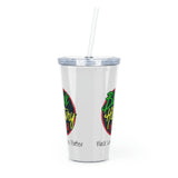 Black Lawyers Matter Plastic Tumbler with Straw