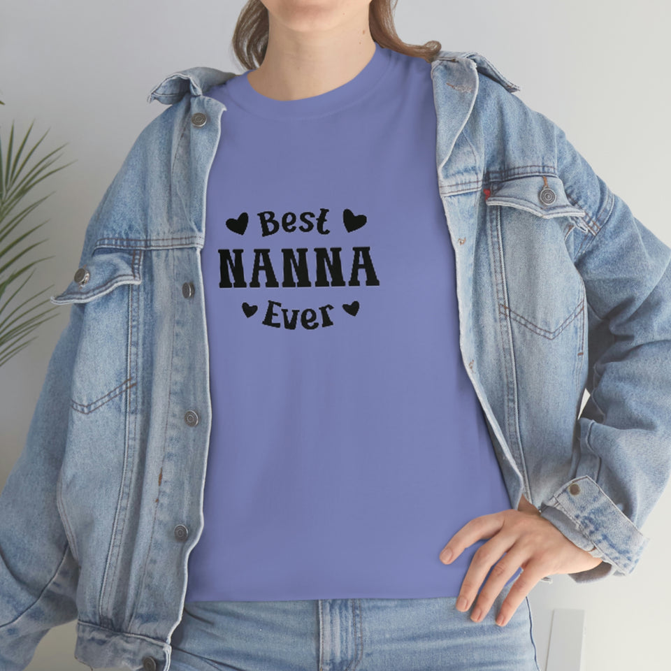 Best Nanna Ever Unisex Heavy Cotton Tee