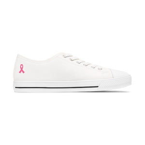 Breast Cancer Awareness Low Top Sneakers