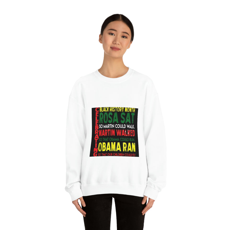 Celebrating Black History Month Unisex Heavy Blend™ Crewneck Sweatshirt