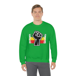 Black Fist Unisex Heavy Blend™ Crewneck Sweatshirt
