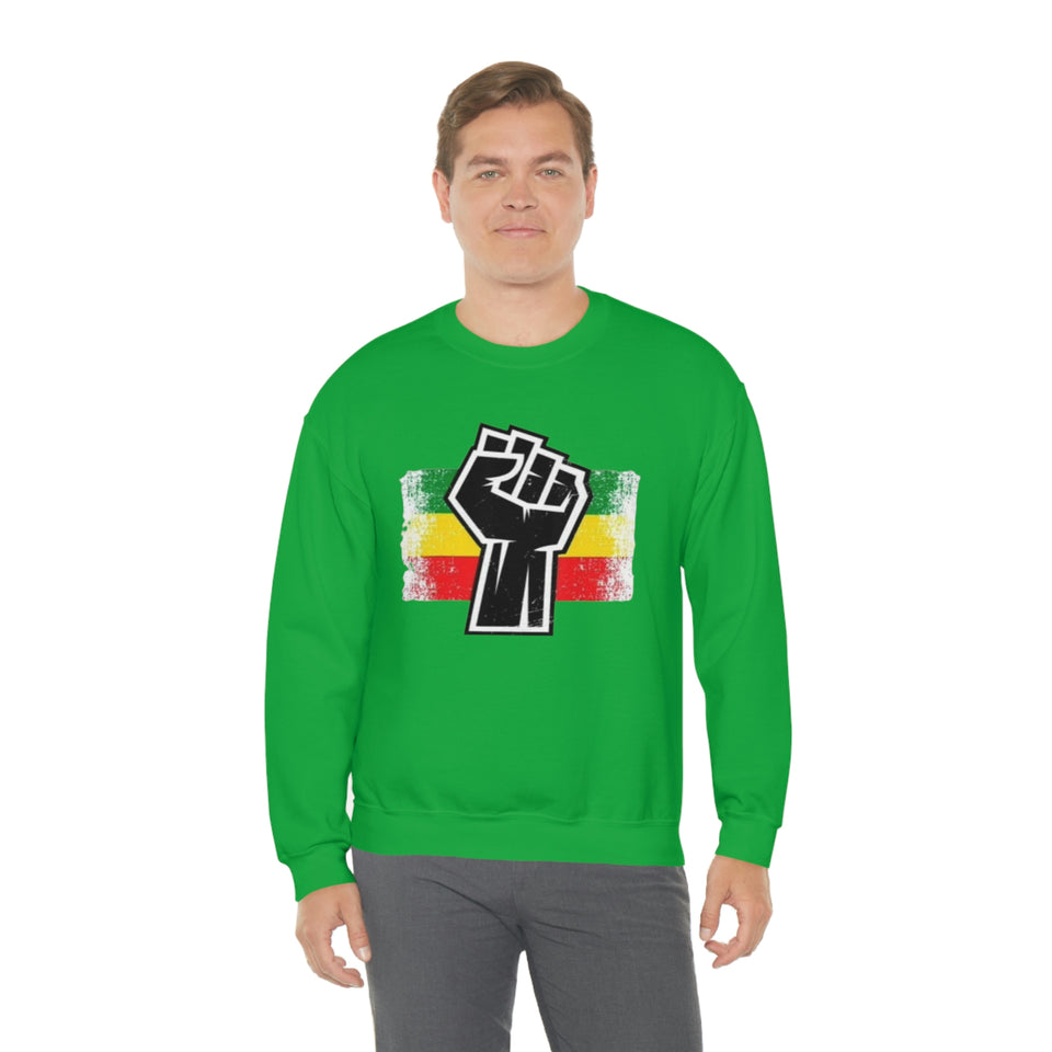 Black Fist Unisex Heavy Blend™ Crewneck Sweatshirt