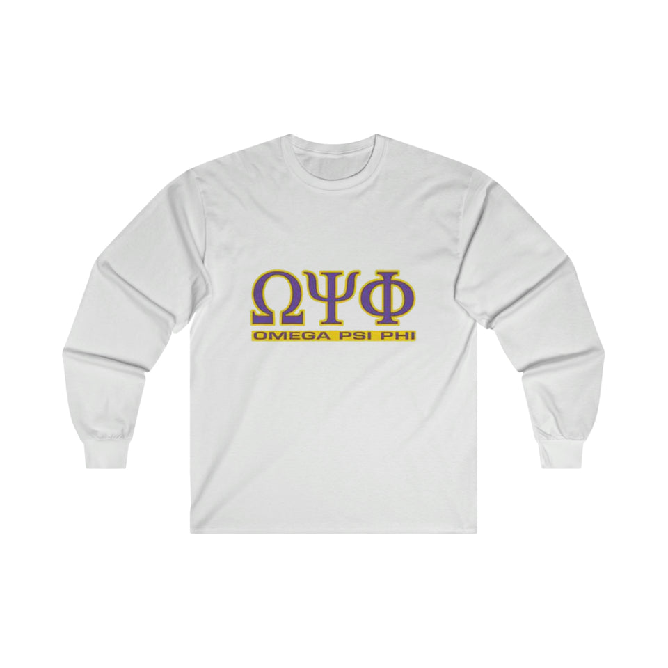 Omega Psi Phi Ultra Cotton Long Sleeve Tee
