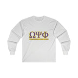 Omega Psi Phi Ultra Cotton Long Sleeve Tee