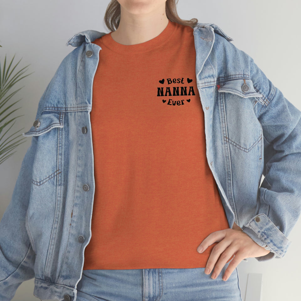 Best Nanna Ever Unisex Heavy Cotton Tee