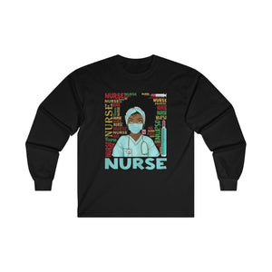Black Nurse Long Sleeve Tee