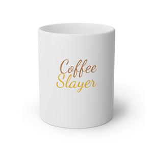 Coffee Slayer White Mug, 11oz