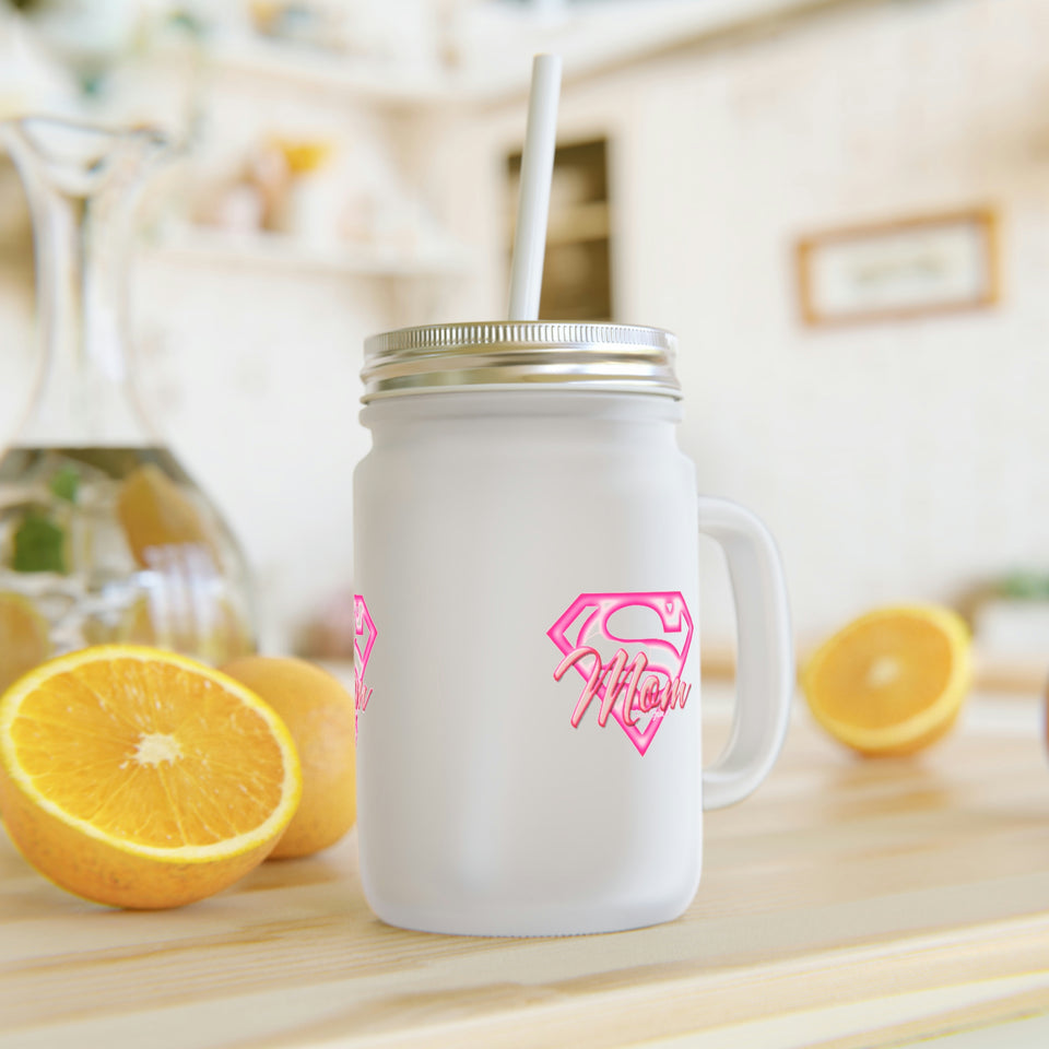 Today's Single Mom Superwoman Mason Jar