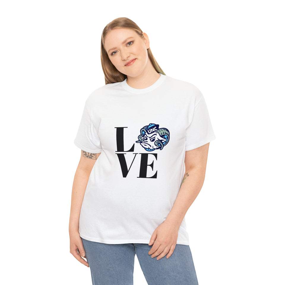 LOVE UNC Unisex Heavy Cotton Tee